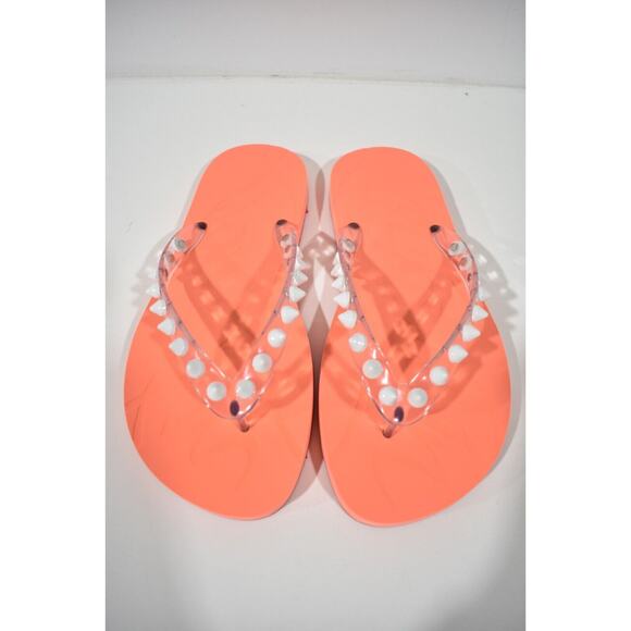 Christian Louboutin Loubi Flip Spikes Donna Flat Drag Thong Flip Flop Sandal 41 - Picture 7 of 12